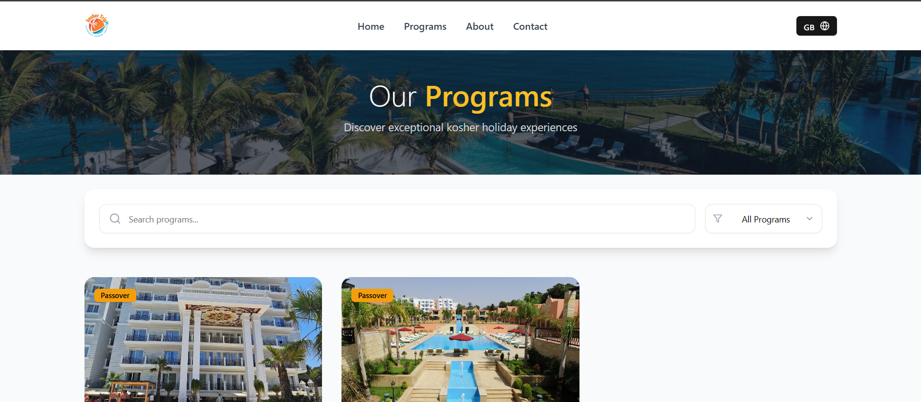 Kosher Trip Management Platform